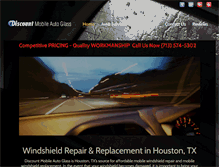 Tablet Screenshot of discountauto-glass.com